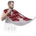 Beard Bib Apron Beard Bib Hair Catcher for Men Shaving and Trimming Non-Stick Waterproof Beard Cape Grooming Cloth Christmas Snowflake Plaid