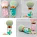 Ipetboom Nail Dust Brush Blush Brush for Makeup Loose Powder Brush Small Brush for Makeup Small Makeup Brush Powder Brush for Loose Powder Manicure Fiber Wool Miss Mushroom Head 9.00X3.50X3.50CM Green - Buy Online on GoSupps.com