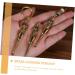 Cabilock 3pcs Brass Ear Pick Mini Spoon Set - Ideal for Ear Cleaning and Beauty Decoration - Buy Online on GoSupps.com