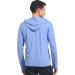 Qualidyne Men's UPF 50+ UV Full Zip Sun Protection Hoodie Jacket - Blue, Small - Buy Online on GoSupps.com