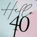 Forty Cake topper Birthday Personalised 40 Cake Topper 40th Cake Gold Happy 40th Acrylic Cake Topper Custom Age Hello Forty (Mirror gold) - Buy Online on GoSupps.com
