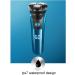 GeRRiT Electric Shaver for Men - 3-in-1 Blade Razor Waterproof LED Display Fast Charging - Ideal for Travel & Daily Use - Buy Online on GoSupps.com