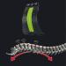Verdant Touch Back Massage Device - Adjustable Lumbar Cracker Stretcher | 4-Level Spine Deck in Green & Black for Ultimate Back Pain Relief - Buy Online on GoSupps.com
