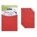 UNIKSTEP 2 Pairs (4 Pieces) Shoe Sole Protectors Wave Pattern Shoe Bottom and Heel Non Slip Grips Self Adhesive Anti Skid Noise Reduction Pads (Red)
