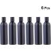 Fomiyes 250ml Refillable Pumping Bottles - 6 Pack Black Shampoo & Cosmetic Bottles with Flip Cap for Lotions & Creams - Ideal for Travel & Home Use - Buy Online on GoSupps.com