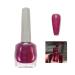 Red Pearl Metal Nail Polish Metallic Shell Glitter Holographic No Need UV Shimmering Long Lasting Large Volume 12ML Pearlescent Nail Polish DIY Art Manicure at Home Gift for Women & Girls