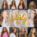 Buy 28 Inch Highlight Ombre 13x6 Lace Front Wig - Human Hair Body Wave Honey Blonde Glueless HD Lace Pre-Plucked with Baby Hair - 180 Density for Women - Buy Online on GoSupps.com
