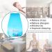 Essential Oil Diffuser & Cool Mist Humidifier - 200ml with Adjustable Modes & 7 Color Lights for Home Office & Baby - Buy Online on GoSupps.com