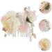 FRCOLOR Engagement Party Headband Side Hair Comb Bridal Floral Hair Comb Wedding Bridal Comb Rose Hair Comb Bridal Pearl Hair Comb Happy New Year Headband Wedding Tiara Miss Shell Decorate medium Pink - Buy Online on GoSupps.com