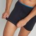 Runderwear Men's Anti-Chafing Boxers (5 inch) - Small Black/Cyan | Lightweight, Breathable, Moisture-Wicking Sports Underwear - Buy Online on GoSupps.com