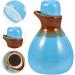 Frcolor 5-Set Traditional Sauce Bottles | Porcelain Diffuser Pots for Essential Oils & Spices | Unique Kitchen Containers - Buy Online on GoSupps.com