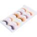 5 Pairs Colorful Eyelashes for Halloween Christmas Stage Show 6D Gradient Long Curled Soft Colored False Eye Lashes Party Fake Eyelashes Makeup Tools - Buy Online on GoSupps.com