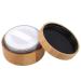 Healifty Talcum Powder Puff Powder Box with Puff Bamboo Eco Friendly Powder Puff for Baby Women