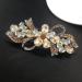 fdsmall Small Hair Barrettes Clips Flower Bow Design Crystal Diamond Hairpin Hair Accessories Hair Clips - Champagne