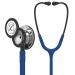 3M Littmann Classic III Monitoring Stethoscope Mirror - Finish Chestpiece Navy Blue Tube Smoke Stem and Headset 69 cm 5863 Mirror Chestpiece Smoke Headset/Stem Navy Tube Single