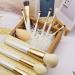 Makeup Brush Set 9 Pieces Eye Shadow Loose Powder Blush Multifunctional Makeup Tool for Professionals and Beginners Foundation Brush - Buy Online on GoSupps.com