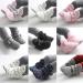 EDOTON Unisex Newborn Winter Boots - Soft Non-Slip Sole Bootie Sock 6-12 Months - Light Gray - Buy Online on GoSupps.com