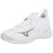 Mizuno Men's 2 Wave Momentum Volleyball Shoe 8 1/2 (0850) 9 White-silver