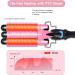 3 Barrel Curling iron Hair Waver Pretfy 22mm Professional Ceramic Hair Curler with Temperature Control 15s Fast Heating Triple Barrel Crimper Wand for Waving Hair Dual Voltage - Buy Online on GoSupps.com