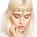 Fashband Boho Flower Head Chain | Gold Pearl Headband & Hair Accessories for Women | Unique Bohemian Style - Buy Online on GoSupps.com