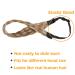 Buy Silk-Co Women's 5-Strand Blond Braided Hair Band | Vintage Elastic Headband for Weddings | Chestnut & Bleaching Blonde Hair Extensions - 3.8cm Wide - Buy Online on GoSupps.com
