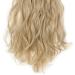 Slik-co Long Curly Wavy Clip-In Hair Extensions - 8 Pcs Full Head, Synthetic Heat Resistant, 17 inch Golden&Bleach Blond - Buy Online on GoSupps.com