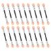 Beaupretty 50pcs Brush Eyeshadow Eye Blending Brush Eyeshadow Pink Smudge Brush Double Sided Miss