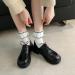 Akama Ladies Ruffles Lolita Socks Elegant Ankle Socks in Soft Cotton | Mushroom Leisure Range | Universal Size for Women - Buy Online on GoSupps.com