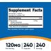 Nutricost Ginkgo Biloba 120mg - 240 Capsules | Premium Cognitive Support Supplement - Buy Online on GoSupps.com