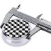 Buy Houndstooth Black Round Pill Box | 3 Compartment Portable Travel Medicine & Vitamin Organizer - Buy Online on GoSupps.com