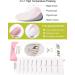Kalolary 20PCS Nail Adhesive Wrap Gel Polish Strips - Solid White | Self-Adhesive Nail Wrap Stickers for UV/LED Lamp | Easy Cured Gel Nail Decals - Buy Online on GoSupps.com