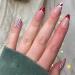 Vatocu Christmas False Nails - Short Red Press on Nails with Snowflakes, Elk, and Snowman Designs - 24pcs for Women and Girls - Buy Online on GoSupps.com