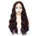 X-Tless Lace Front Wig - 26 Inch Red & Black Middle Part Natural Look Women s Wig with Lace Front (99J) - Buy Online on GoSupps.com