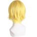 MapofBeauty Men's Short Straight Cosplay Wig - Yellow Golden - Buy Online on GoSupps.com