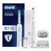 Oral-B 7000 SmartSeries Electric Toothbrush with Bluetooth Connectivity and Travel Case, White Handle