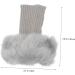 ToddMomy Boot Covers - 2 Pairs of Women's Knitted Boot Warmers & Fur Boot Cuffs | Stylish Leg Warmers for Beautiful Legs - Buy Online on GoSupps.com