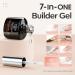 Modelones 8-in-1 Builder Gel for Gel Nails - Strengthener & Nail Extension UV Gel - Clear Nail Repair Base Coat - Nail Art Manicure Kit (2 pcs) - Buy Online on GoSupps.com
