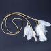Uranian Boho Feather Headband - Indian Gypsy Hippie Hairband for Women and Girls - Buy Online on GoSupps.com