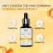 The Man Company 40% Vitamin C Face Serum | Hyaluronic Acid for Collagen Boost | Glowing & Brightening Skin | All Skin Types - 30ml - Buy Online on GoSupps.com