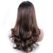 Ombre Lace Front Human Hair Wigs for Black Women - Wavy Brazilian Virgin Hair 18 Inch Long Body Wave Wig with Baby Hair - Buy Online on GoSupps.com