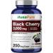 NusaPure Black Cherry Extract 3,000mg 250 Veggie Capsules Max Potency Non-GMO Bioperine