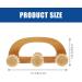 Lalafina Wooden Handheld Body Massager | Portable Muscle Roller for Neck Shoulders Arms & Legs | Relieve Sore Muscles | International Shipping Available - Buy Online on GoSupps.com