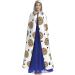 Cow With Sunflowers In Blue Print Halloween Wizard Witch Hooded Robe Cloak Christmas Hoodies Cape Cosplay For Adult Cookies Food Chocolate Chip Biscuits One Size - Buy Online on GoSupps.com