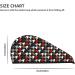 Buy Hair Towel Wrap for Quick Drying - Houndstooth Green Red Hair Drying Turban with Button - Buy Online on GoSupps.com