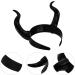 Beaupretty Black Devil Horns Headband - Cosplay Horn Hair Band for Dress Up Party and Halloween - Buy Online on GoSupps.com