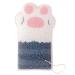 OSALADI Kids Bath Mitt Animal Bath Sponge Cat Claw Shower Loofahs Cartoon Exfoliating Mitt Cat Claw Body Scrubber for Kids  Grey
