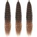 DSoar 30 Inches Deep Twist Crochet Hair - Ocean Wave Curly Bohemian Braids | T27# Synthetic Hair Extensions for Women & Girls - 3 Pack - Buy Online on GoSupps.com