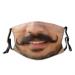 XCNGG Funny Mouth Face Mask Reusable Washable Dustproof Windproof Scarf Balaclava for Adults