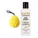 Hair Shampoo 4 Oz - Glue Residue Remover Deep Cleansing & Moisturizing Formula For Extensions And Natural Hair | Bundled With Bath Sponge Gentle & Hydrating - (Pack Of 1)
