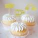 Morndew 24 PCS Gold Glitter Airplane Rainbow Cloud Cupcake Toppers for Fly Travel Theme Party Baby Shower Kids Birthday Party Wedding Party Decorations - Buy Online on GoSupps.com